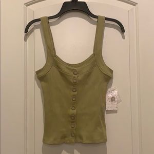 Free People green tank